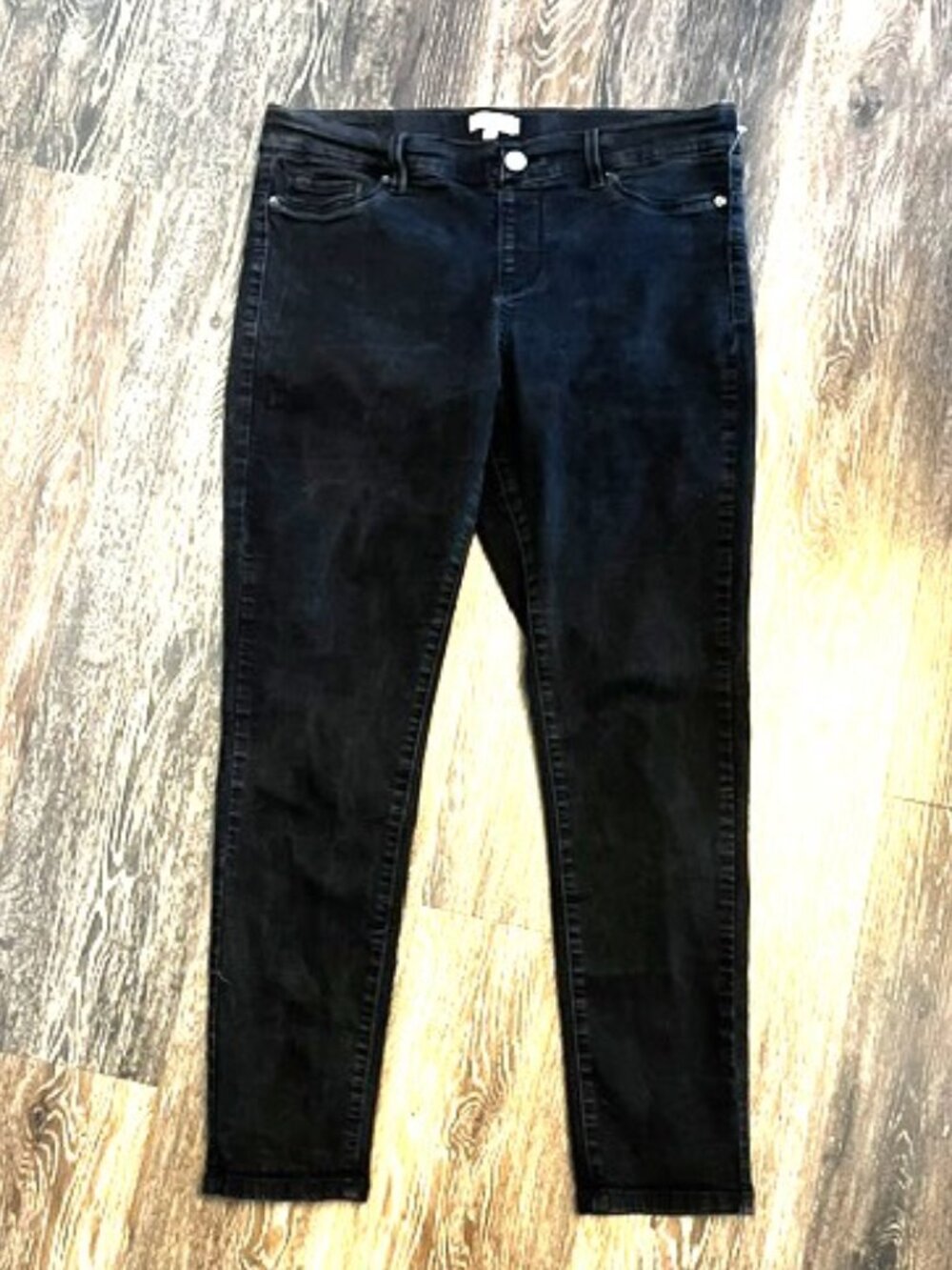 Women's Juicy Couture Black Jeans Pants, Size 14, Pockets, Stretch, Ex Cond!